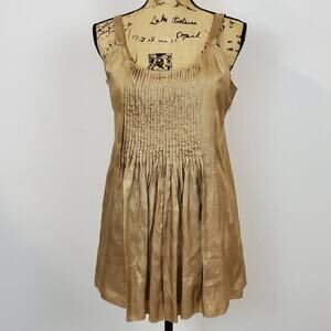 Eileen Fisher Rumpled Silk Tussah Cami sz S